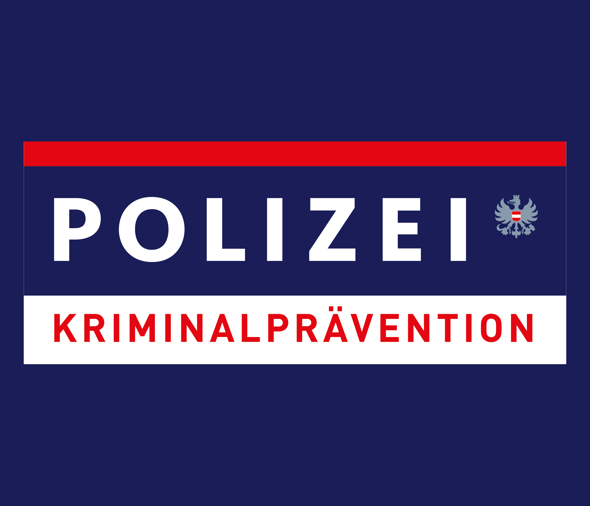 logo polizei blau